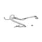 Crp Products Toyota Corolla 03-08 4 Cyl. 1.8L Toyota P/S Hose, Psh0389 PSH0389 - alternate 5